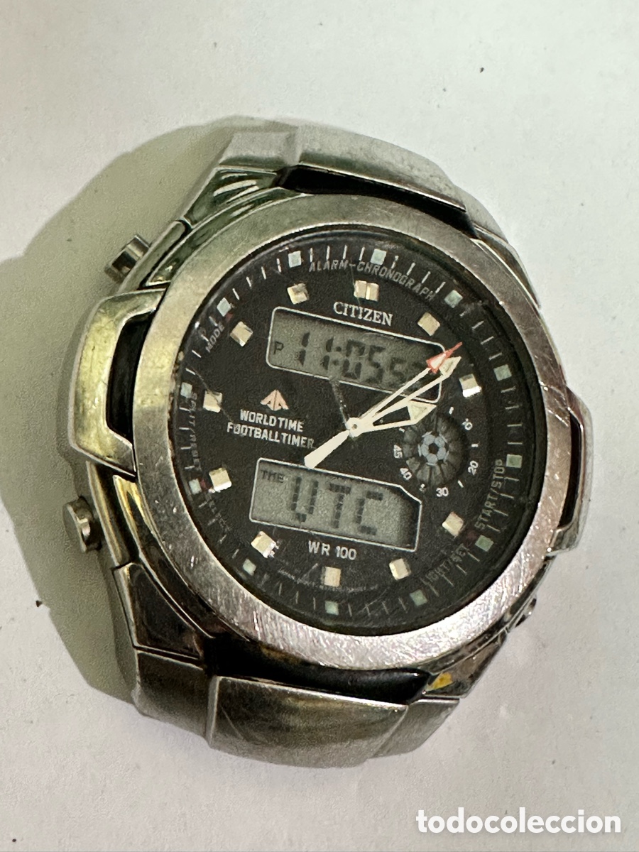 Rel&oacute;gios - Citizen: Reloj Colecci&oacute;n Vintage CITIZEN FOOTBALL TIMER ALARM CHRONOGRAPH Jap&oacute;n