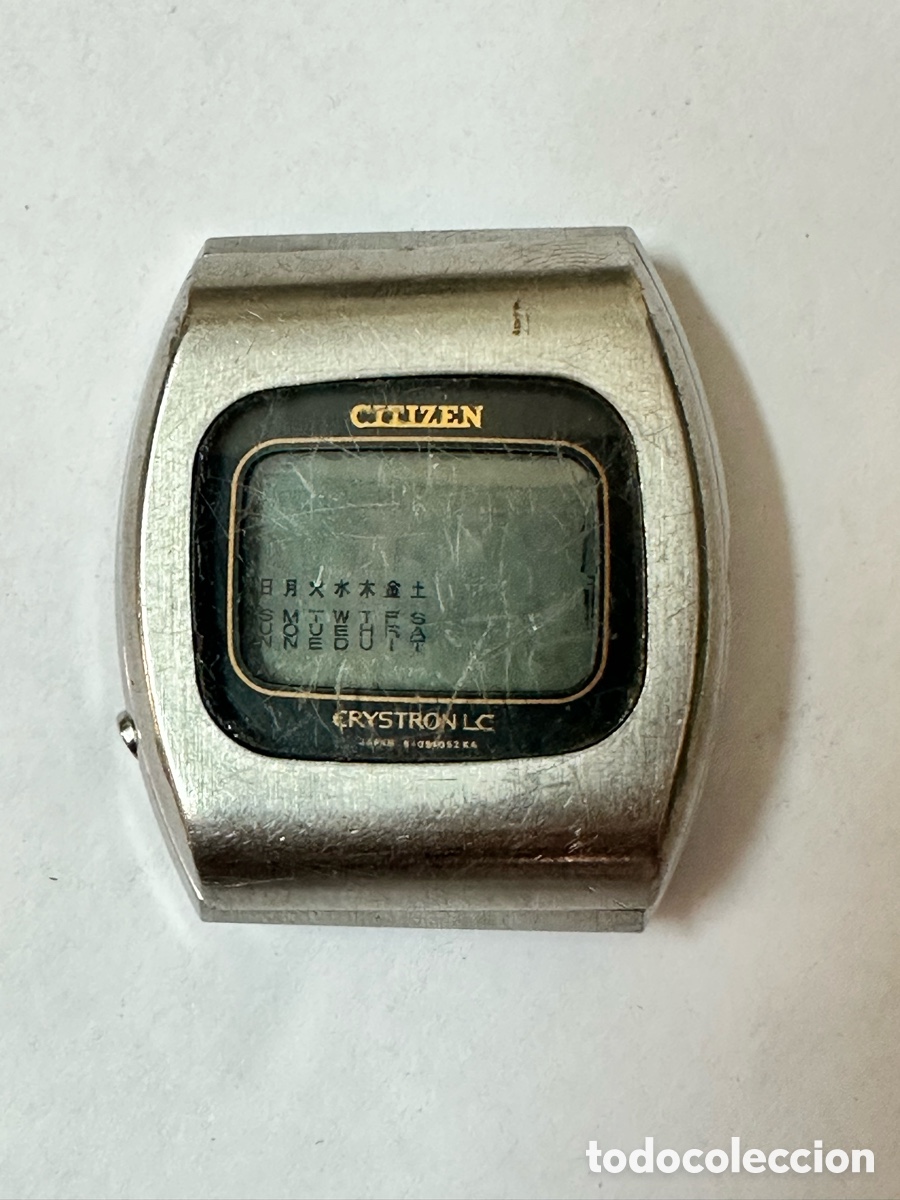 Relojes - Citizen: Reloj Citizen Vintage Crystron LC no funciona