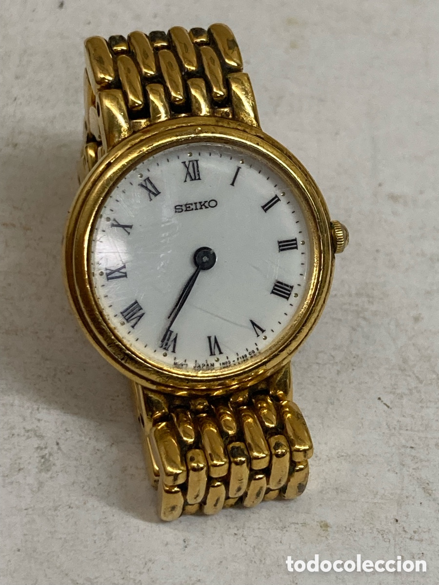 Relojes - Citizen: Reloj Seiko Quart dorado