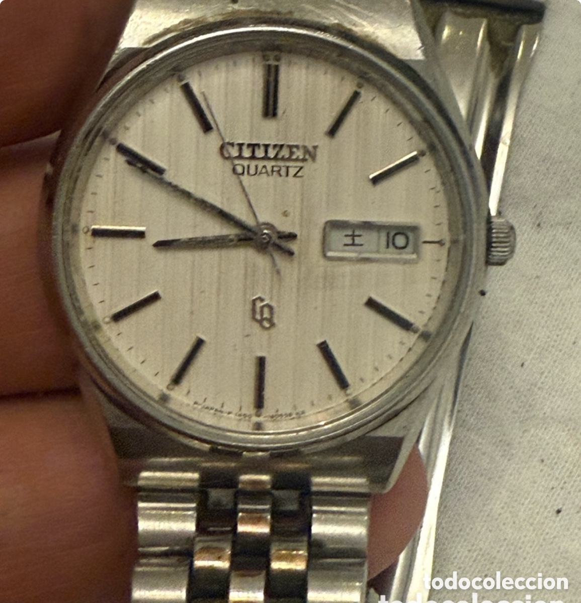 Relojes - Citizen: Reloj CITIZEN CRYSTRON CQ de Caballero &ndash; Acero Inoxidable &ndash; A&ntilde;os 70 &ndash; Funciona