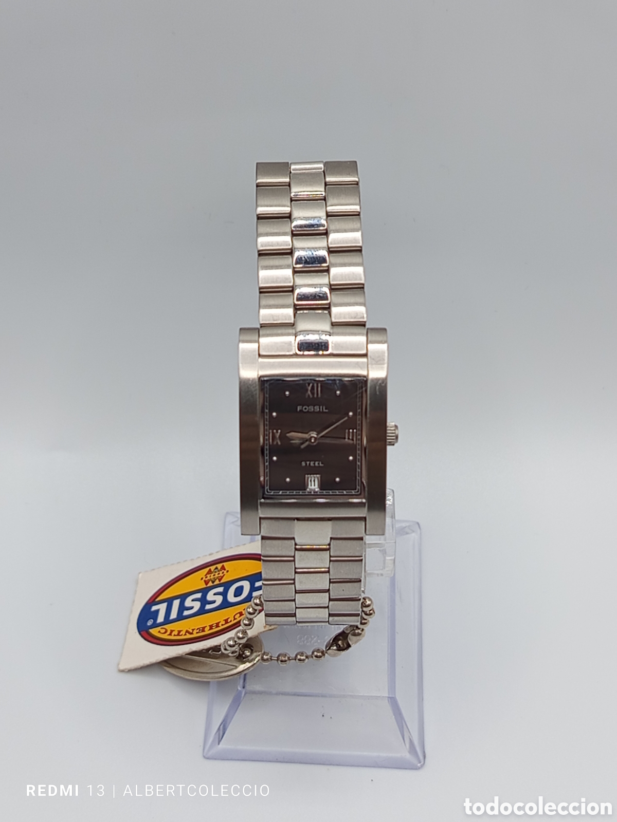 Relojes - Fossil: Reloj Fossil con esfera rectangular negra, Lee Descripci&oacute;n - Foto 1
