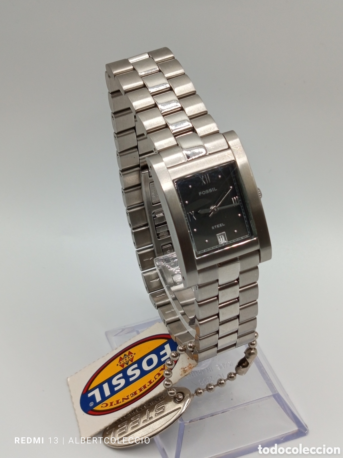 Relojes - Fossil: Reloj Fossil con esfera rectangular negra, Lee Descripci&oacute;n - Foto 6