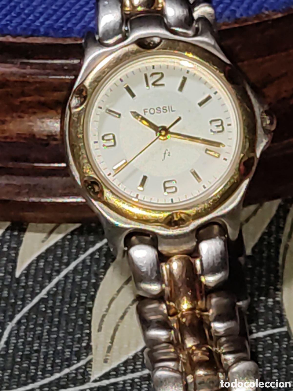 Relojes - Fossil: Reloj Fossil de mujer,correa de acero bicolor,M:ES-8814.Vintage.