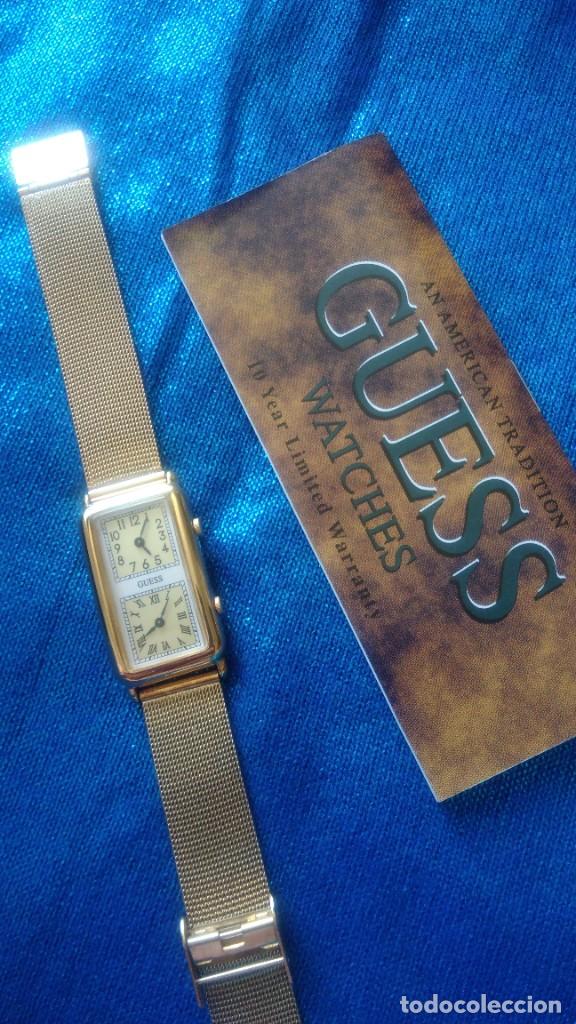 Relojes - Guess: RELOJ DORADO DE DOS ESFERAS &acute;GUESS&acute; EN SU ESTUCHE - Foto 2