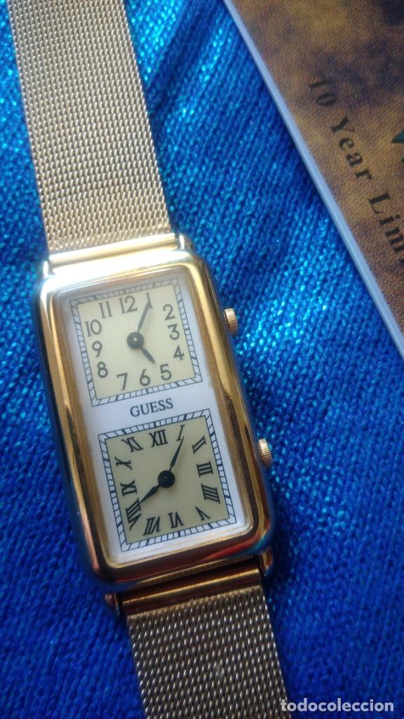 Relojes - Guess: RELOJ DORADO DE DOS ESFERAS &acute;GUESS&acute; EN SU ESTUCHE - Foto 3