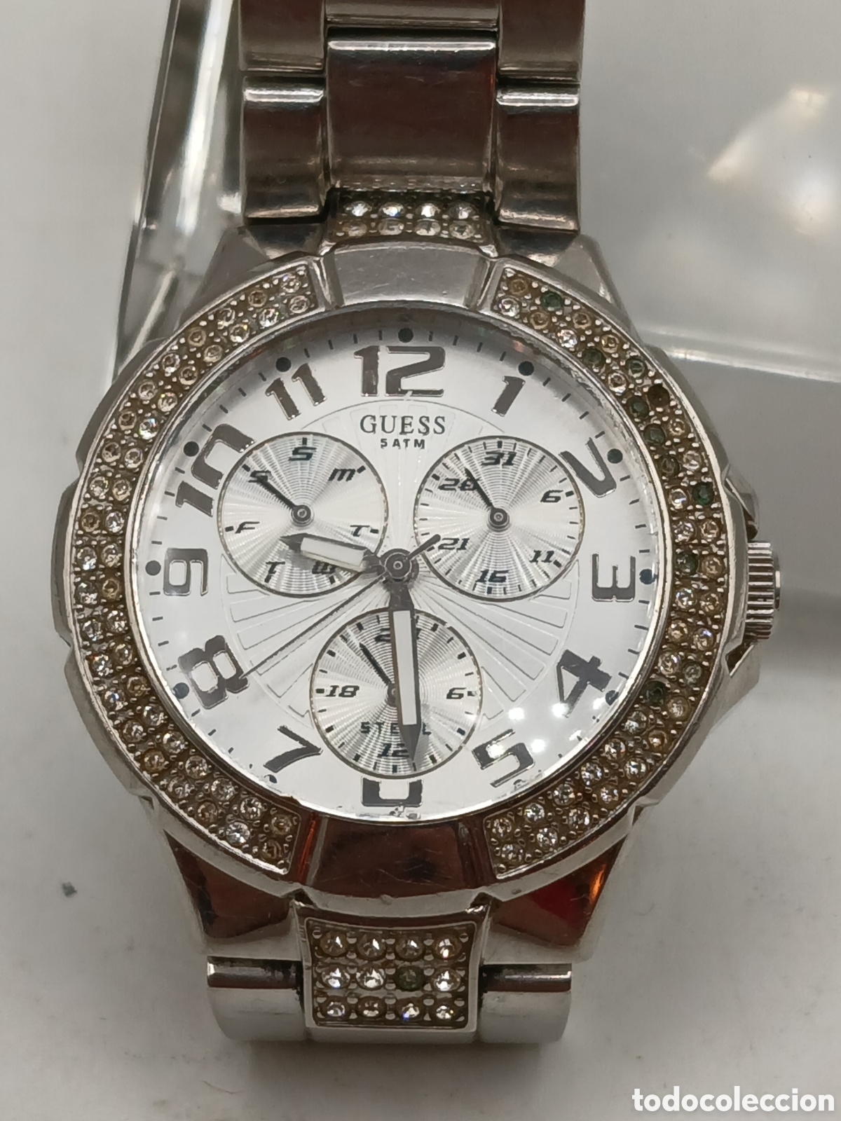 Relojes - Guess: Guess. Reloj de pulsera. Acero - Foto 1