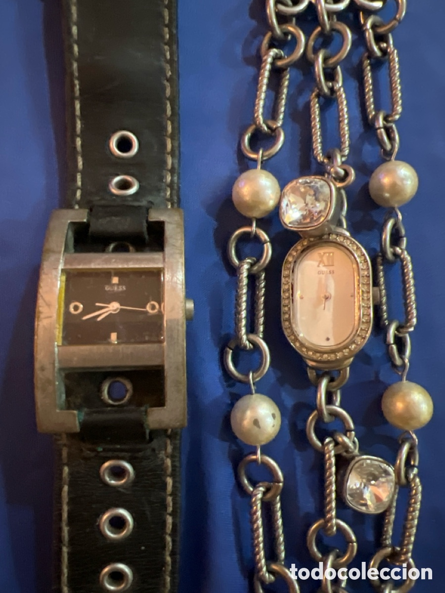 Relojes - Guess: DOS RELOJES GUESS CON SE&Ntilde;ALES DE USO
