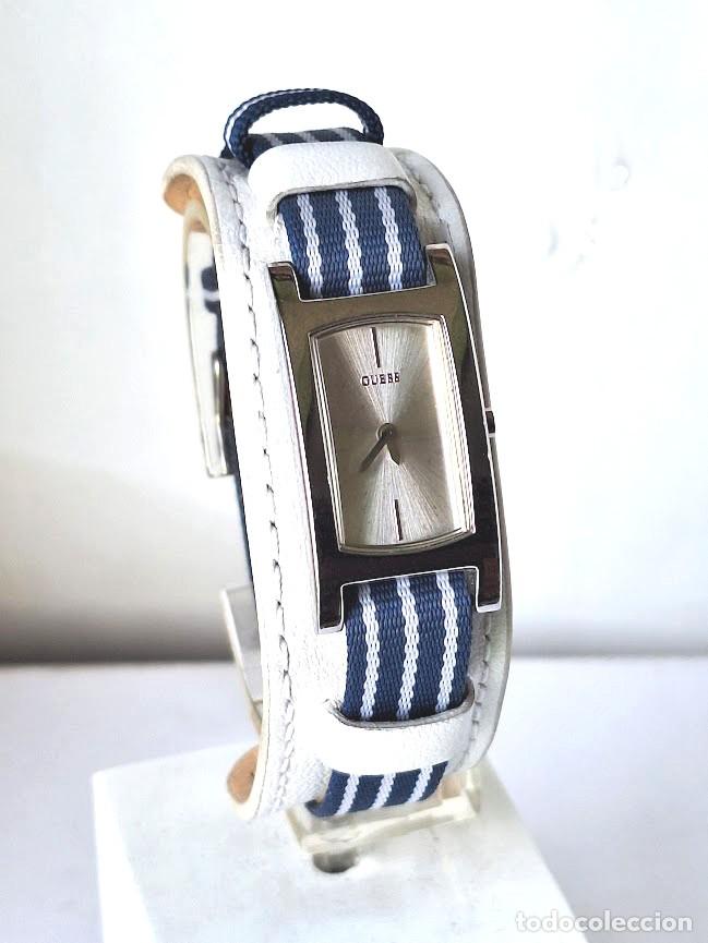 Relojes - Guess: Reloj Guess Mujer Blanco y Azul. Nuevo
