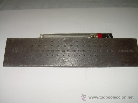 Herramientas de relojes: ANTIGUO BANQUILLO DE ACERO - Foto 2