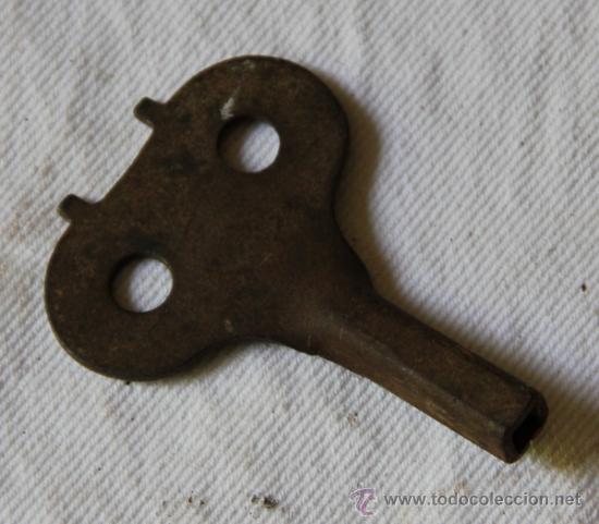 Herramientas de relojes: ANTIGUA LLAVE DE HIERRO - Foto 1