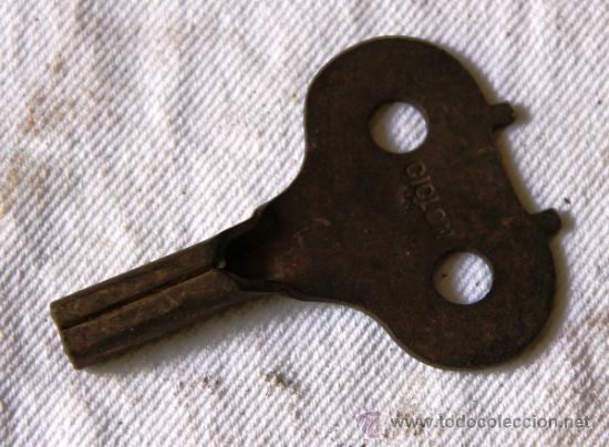 Herramientas de relojes: ANTIGUA LLAVE DE HIERRO - Foto 2