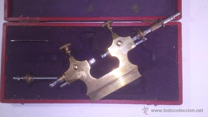 Herramientas de relojes: TORNO DE RELOJERO PARA PIVOTAR S.XIX - Foto 6