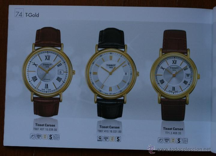 Herramientas de relojes: EXTENSO CATALOGO DE RELOJES  TISSOT - Foto 2