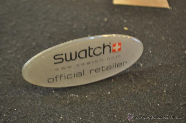 Herramientas de relojes: SWATCH - PLACA OFFICIAL RETAILER - AFM - Foto 1