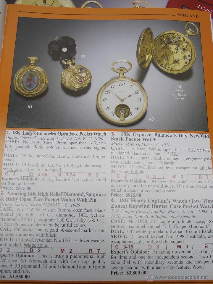 Herramientas de relojes: LOTE DE 15 CAT&Aacute;LOGOS CON PRECIOS RELOJES - Foto 3
