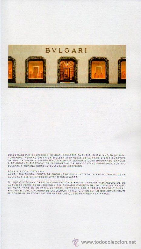 Herramientas de relojes: BULGARI. CAT&Aacute;LOGO DE RELOJES - Foto 2