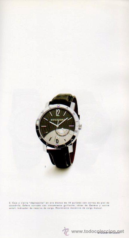 Herramientas de relojes: BULGARI. CAT&Aacute;LOGO DE RELOJES - Foto 4