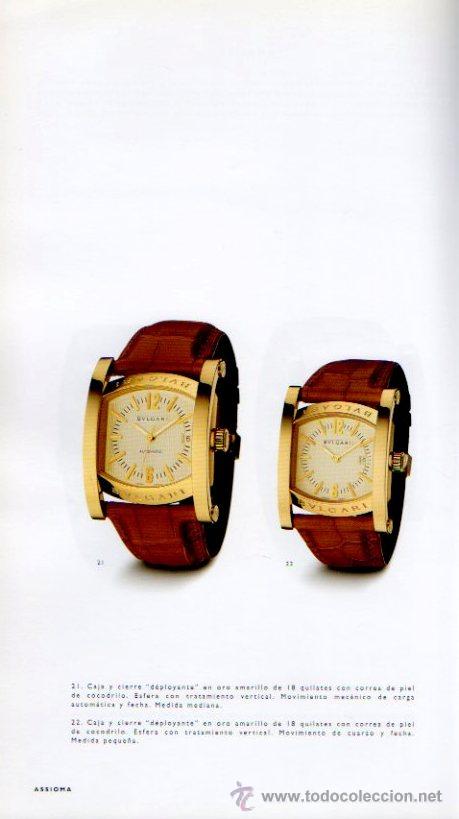 Herramientas de relojes: BULGARI. CAT&Aacute;LOGO DE RELOJES - Foto 5