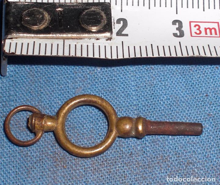 Herramientas de relojes: Antigua llave para reloj de bolsillo - Foto 1