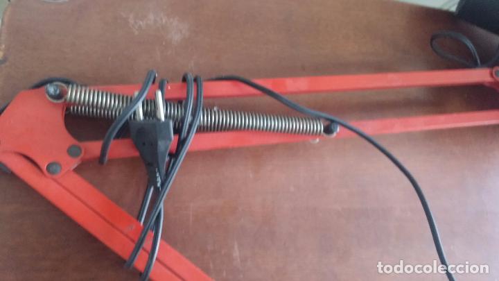 Herramientas de relojes: Antigua lampara de trabajo - Foto 3