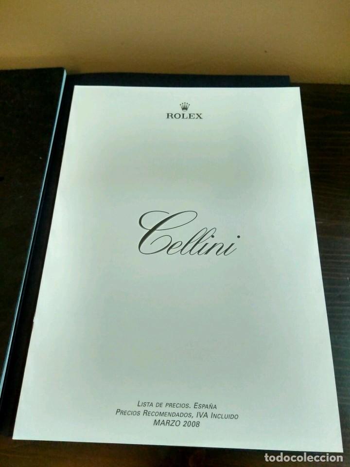Herramientas de relojes: CATALOGO Y LISTA DE PRECIOS ROLEX CELLINI MARZO 2008 - Foto 2