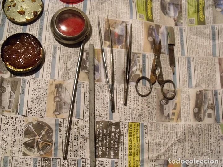 Herramientas de relojes: varias herramientas de relojero antiguo- lote 36 - Foto 3