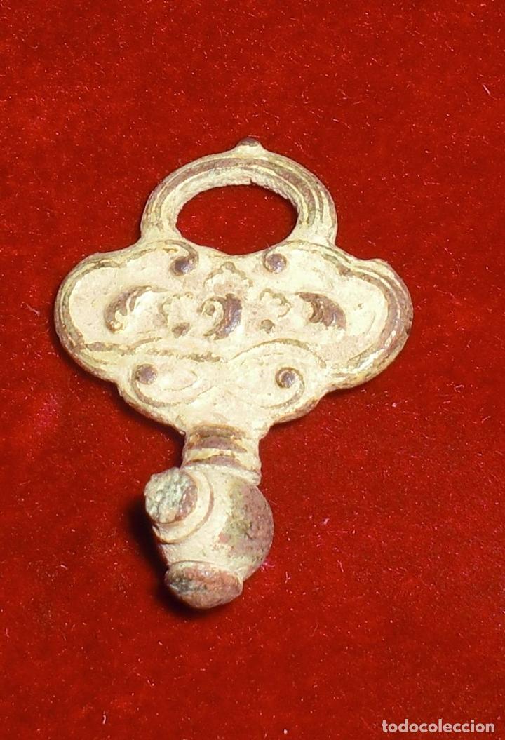 Herramientas de relojes: Antigua llave de reloj &eacute;poca napole&oacute;nica - Foto 1