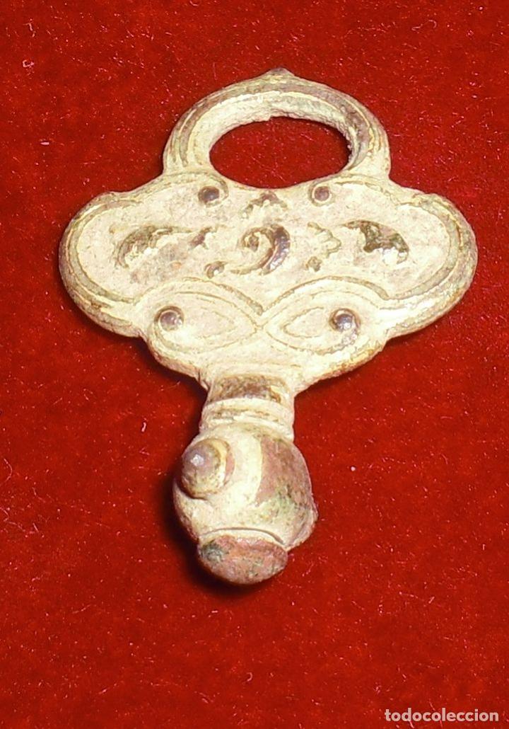Herramientas de relojes: Antigua llave de reloj &eacute;poca napole&oacute;nica - Foto 2