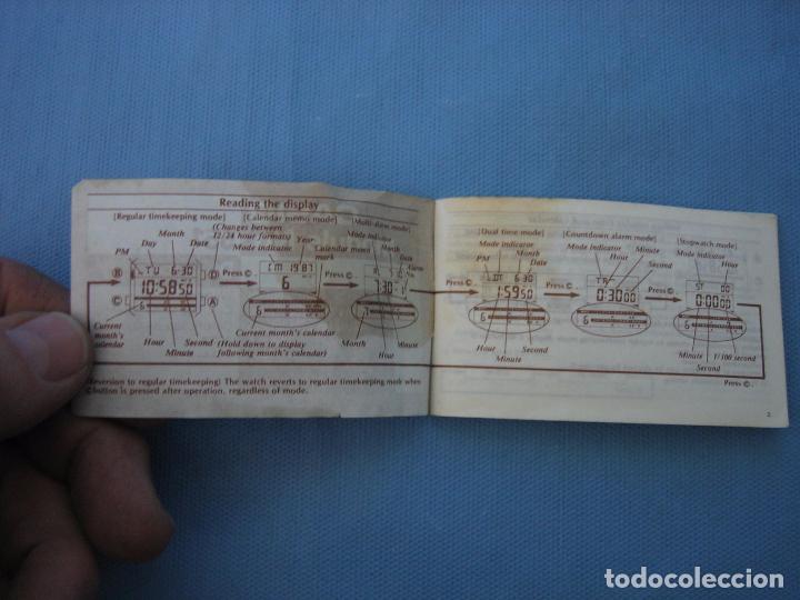 Herramientas de relojes: Manual para reloj casio 551 - Foto 3