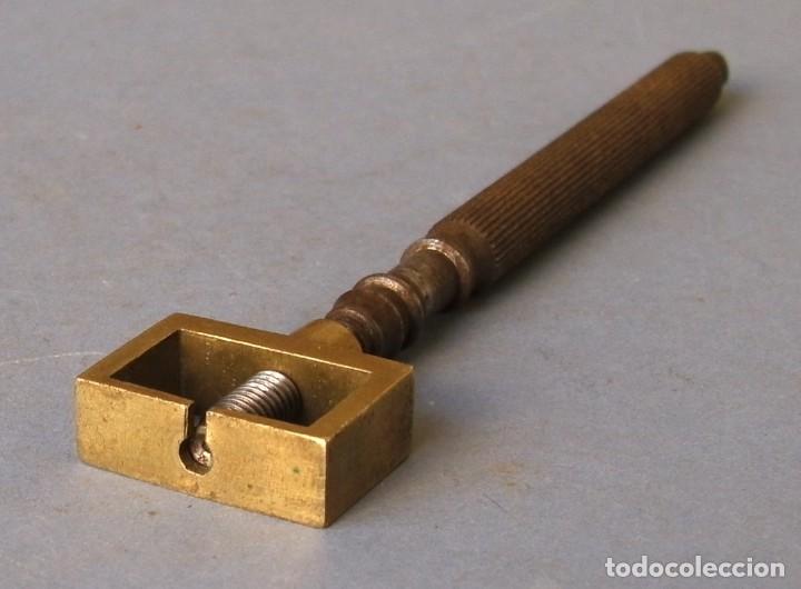 Herramientas de relojes: util de relojeria , acero y laton 12,5cm aprox - Foto 2