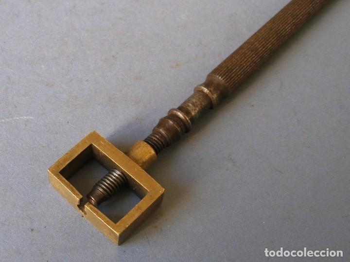 Herramientas de relojes: util de relojeria , acero y laton 12,5cm aprox - Foto 3