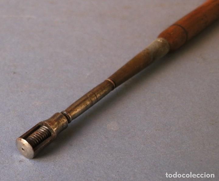Herramientas de relojes: util de relojeria ,- acero y laton 13,3cm aprox - Foto 2