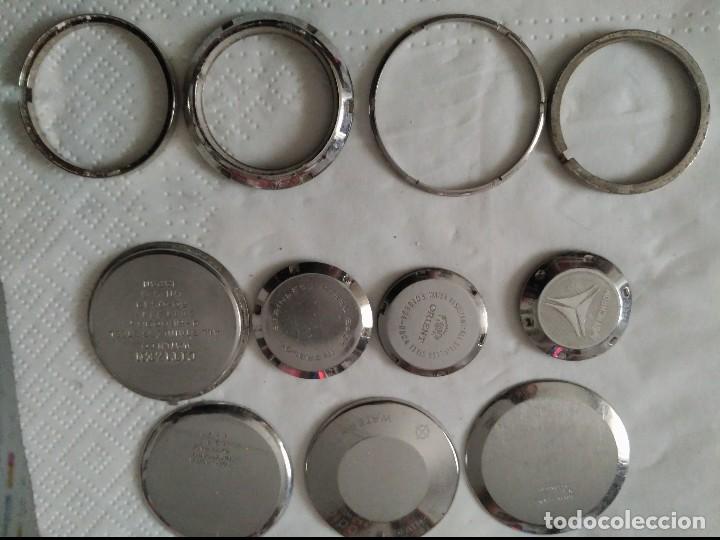 Herramientas de relojes: 7 tapas relojeros  y arandelas - Foto 1