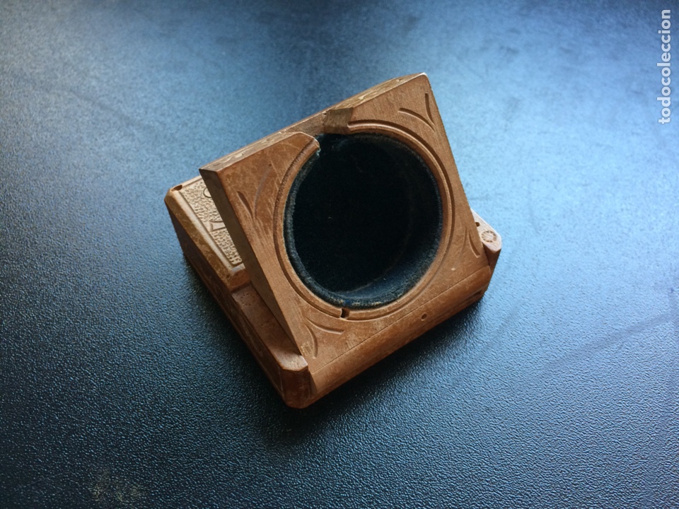 Herramientas de relojes: Antigua cajita para reloj bolsillo - Foto 3