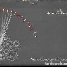 Herramientas de relojes: CATALOGO JAEGER LECOULTRE / LAMINAS MASTER COMPRESSOR CHRONOGRAPH. Lote 131420922
