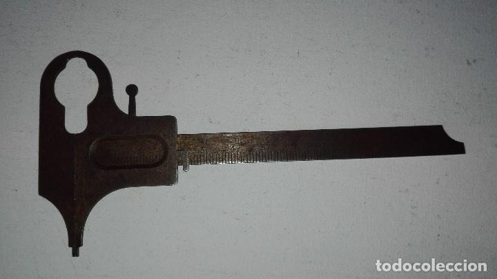 Herramientas de relojes: ANTIGUO PIE DE REY PARA RELOJERO - Foto 2
