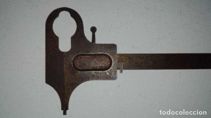 Herramientas de relojes: ANTIGUO PIE DE REY PARA RELOJERO - Foto 3