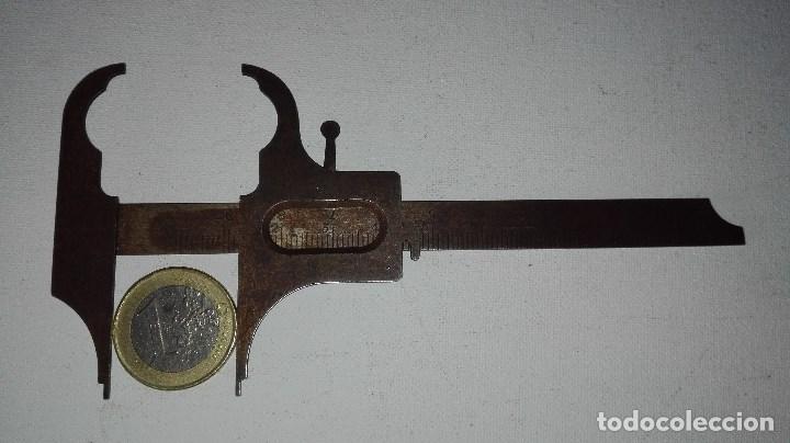 Herramientas de relojes: ANTIGUO PIE DE REY PARA RELOJERO - Foto 5