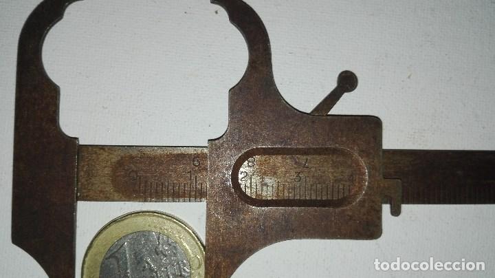 Herramientas de relojes: ANTIGUO PIE DE REY PARA RELOJERO - Foto 6