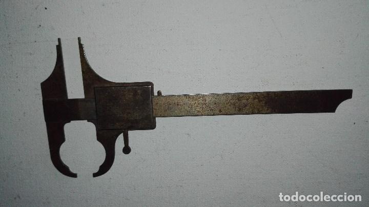 Herramientas de relojes: ANTIGUO PIE DE REY PARA RELOJERO - Foto 7