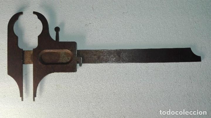 Herramientas de relojes: ANTIGUO PIE DE REY PARA RELOJERO - Foto 8