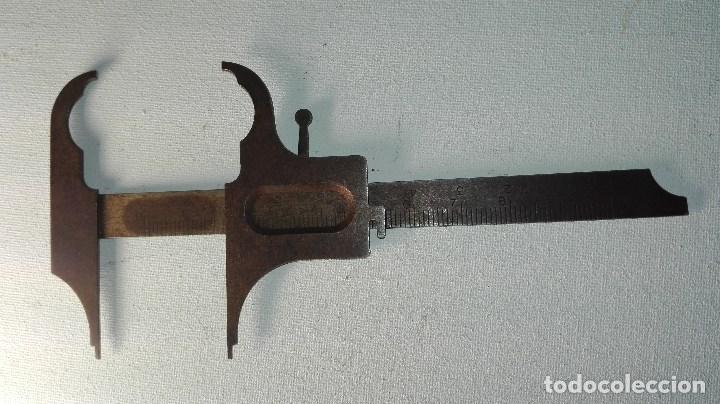 Herramientas de relojes: ANTIGUO PIE DE REY PARA RELOJERO - Foto 9