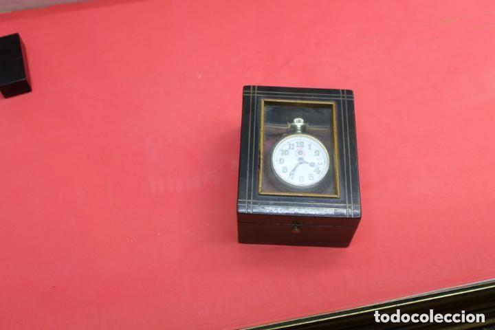 Herramientas de relojes: RELOJERA DE VIAJE INGLESA CON FORMA DE CAJA - Foto 1