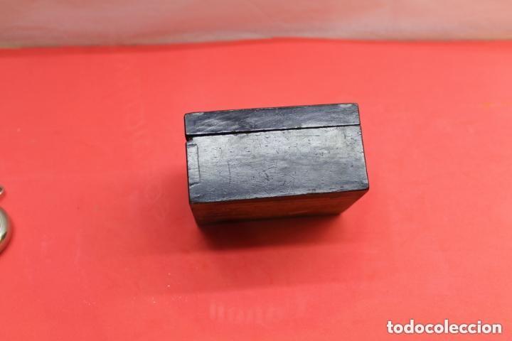 Herramientas de relojes: RELOJERA DE VIAJE INGLESA CON FORMA DE CAJA - Foto 4