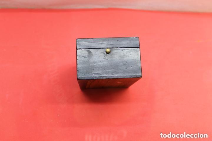 Herramientas de relojes: RELOJERA DE VIAJE INGLESA CON FORMA DE CAJA - Foto 6