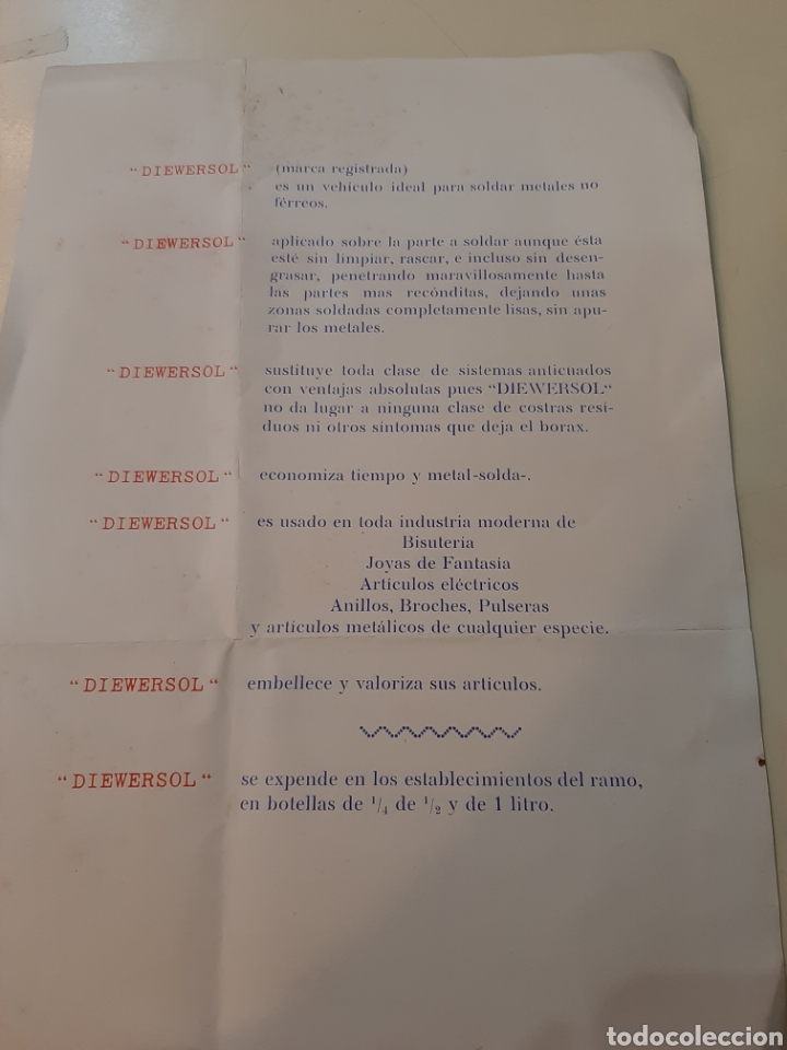 Herramientas de relojes: Diewersol sodar oro F.Bertrans Barcelona - Foto 2