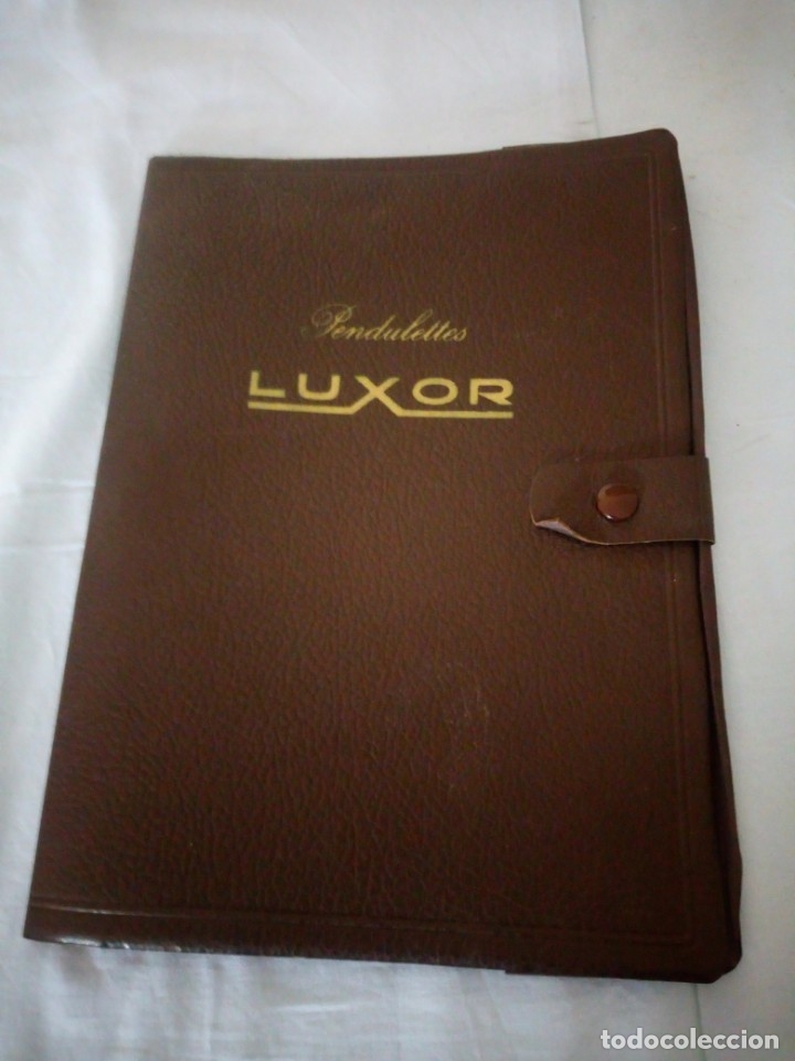 Herramientas de relojes: Carpeta de pvc de reloj pendulettes luxor. - Foto 1