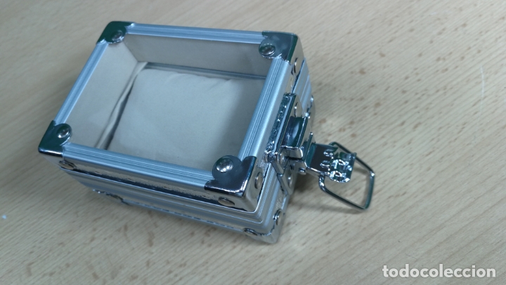 Herramientas de relojes: ESTUCHE DE LUJO PARA RELOJ DE PULSERA O BOLSILLO - Foto 19