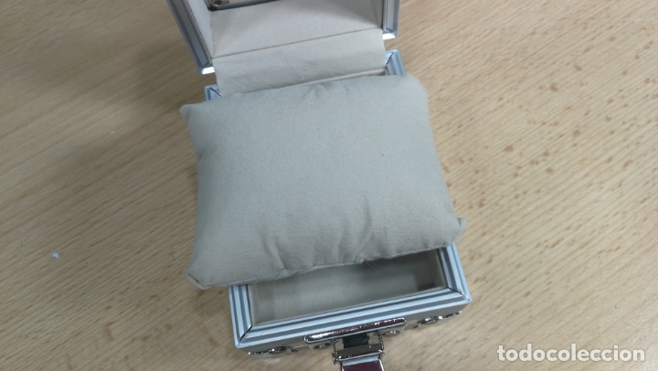 Herramientas de relojes: ESTUCHE DE LUJO PARA RELOJ DE PULSERA O BOLSILLO - Foto 20