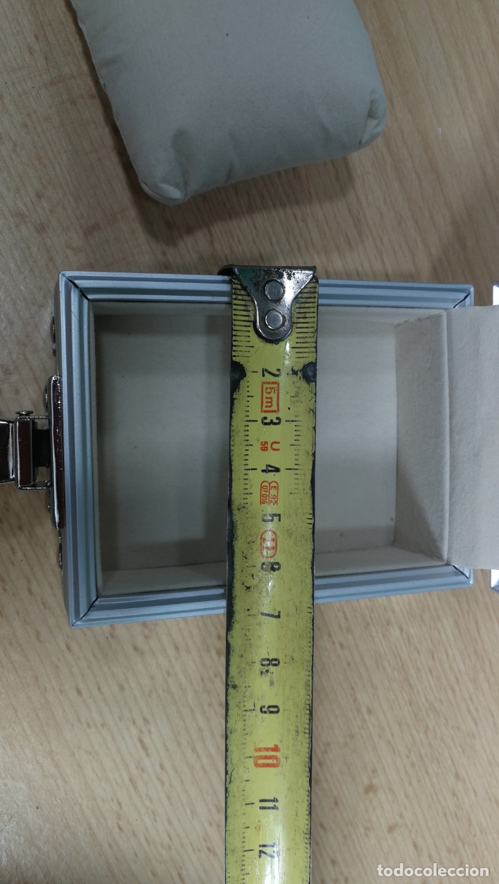 Herramientas de relojes: ESTUCHE DE LUJO PARA RELOJ DE PULSERA O BOLSILLO - Foto 29
